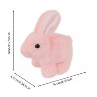 Realistic Rabbit Stuffed Soft and Soft Battery Operated Realistic Rabbit