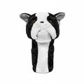 Pet Golf Headcover Shielded Furry Driver Cover Stretchable Material Dog Shaped Club Cover for Driving Range