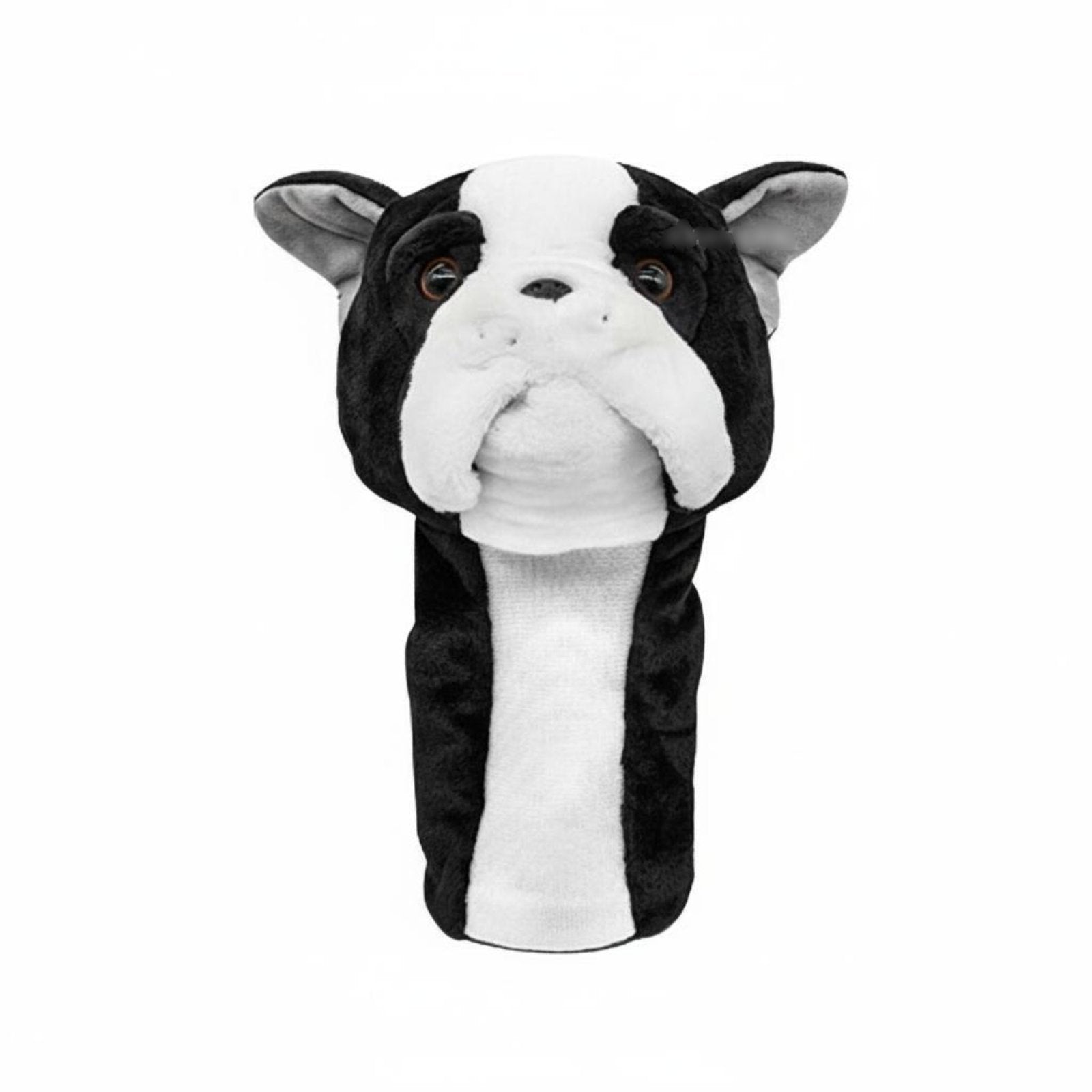 Pet Golf Headcover Shielded Furry Driver Cover Stretchable Material Dog Shaped Club Cover for Driving Range