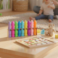 Bottle Matching Game Educational Toy Long-Lasting for Children