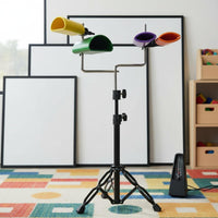 Cowbell Stand Set Lively Rhythmic Percussion Instrument for Band Practice