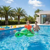 Green Turtle Pool Lounger Large Size Inflatable Turtle Inflatable Lounger