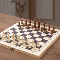 Portable Chess Set Foldable Design Travel Chess Set Easy to Carry for Students