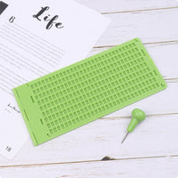 Foldable Braille Board Plastic Braille Slate and Stylus Metal Tip