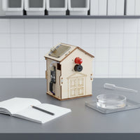 Wooden Rain Monitor Kit Hands-on Assembly Rain Alarm Model Practical Learning