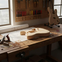 Maple Electric Guitar Body Unfinished Musical Instrument Part Customizable
