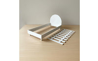 Dollhouse Bed DIY Assembly Miniature Bed Frame for Craft Projects, Hobbyists