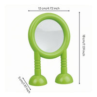 Classroom Teaching Aid Green Visual Toy Rounded Feet