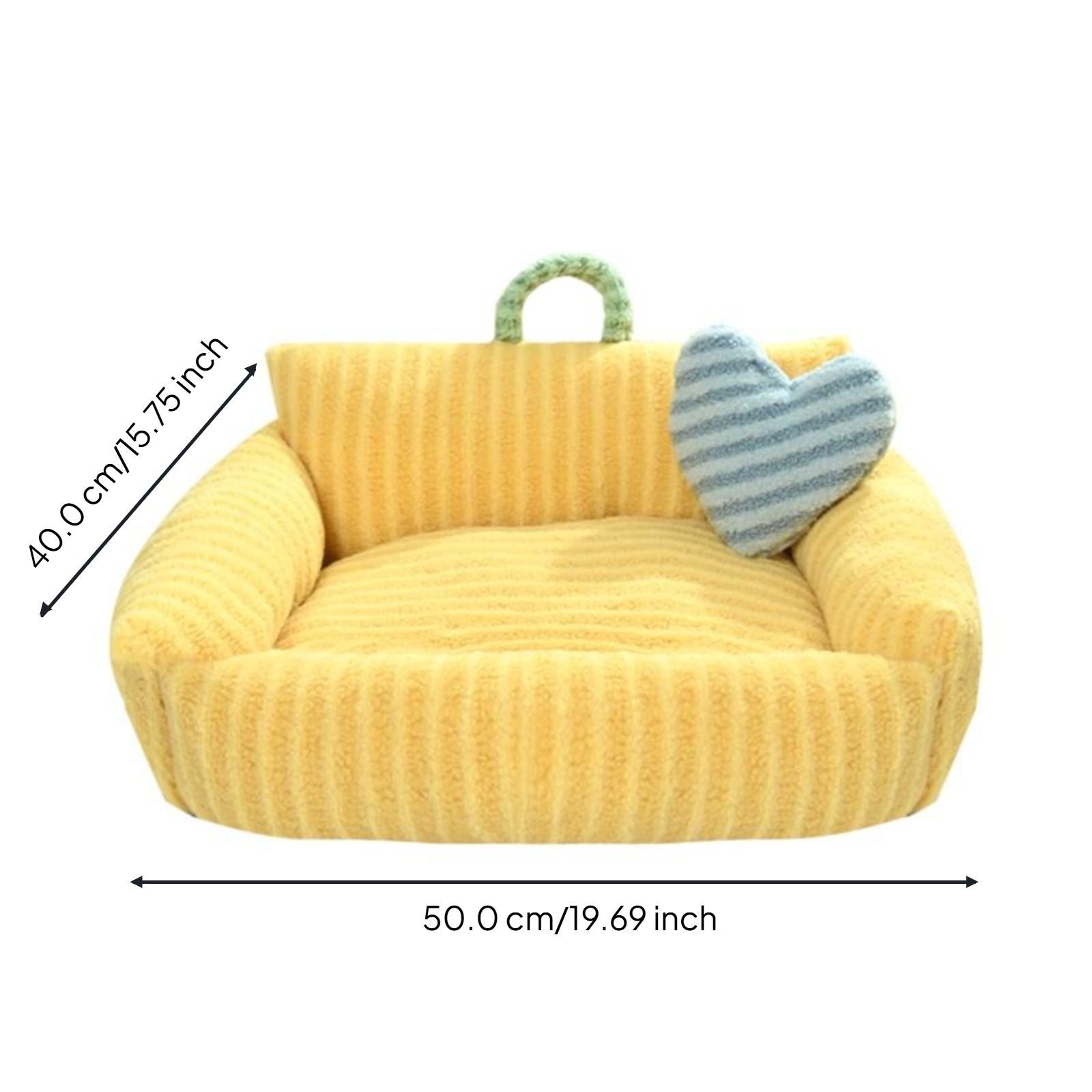 Cat Bed, Soft Washable Pet Sofa Mat, Non-Slip, All-Season