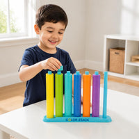 Color Matching Disc Game Plastic Sorting Toy Screenunstructured Play