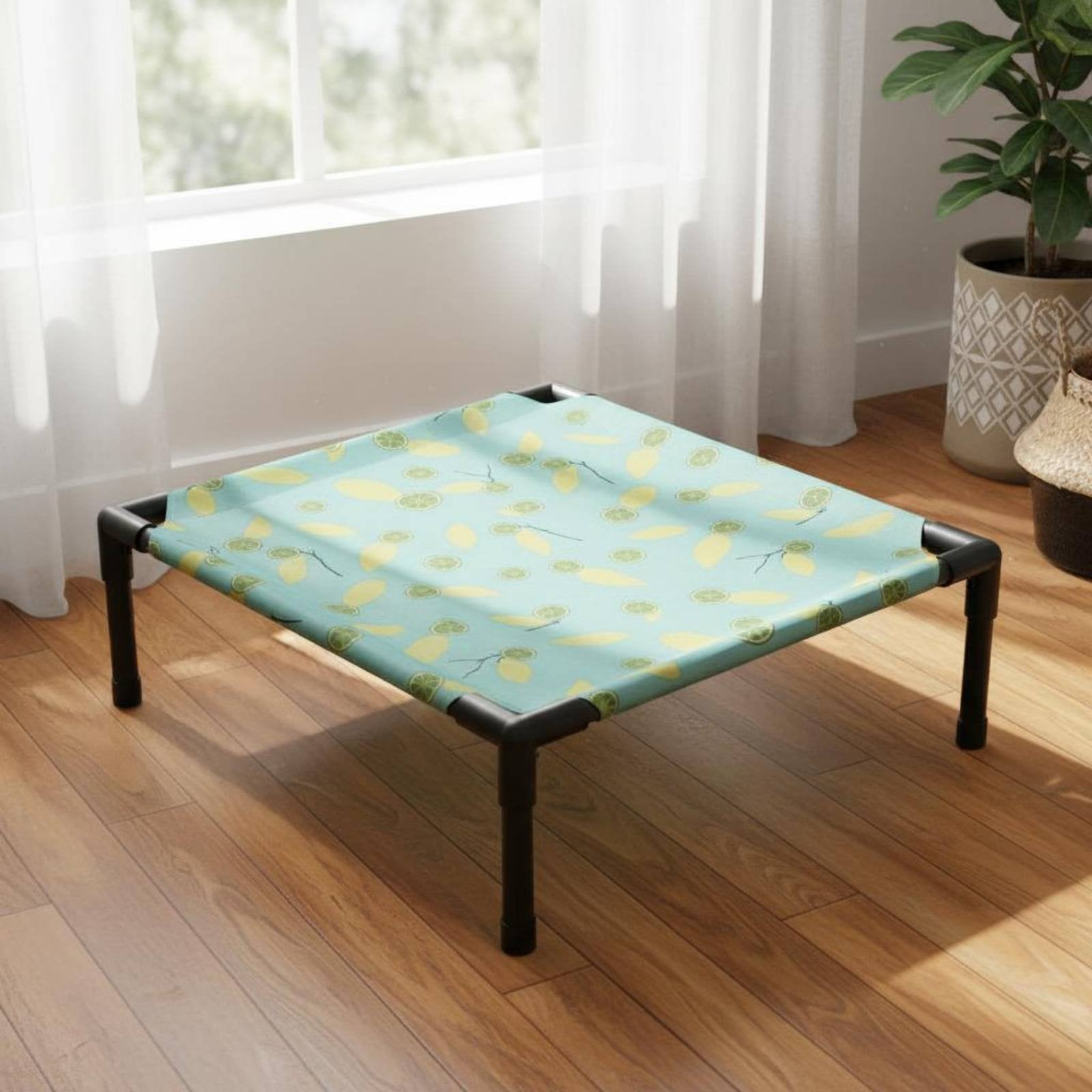 Raised Dog Cat Cot Breathable Elevated Pet Bed Long-Lasting & Sturdy for Cats