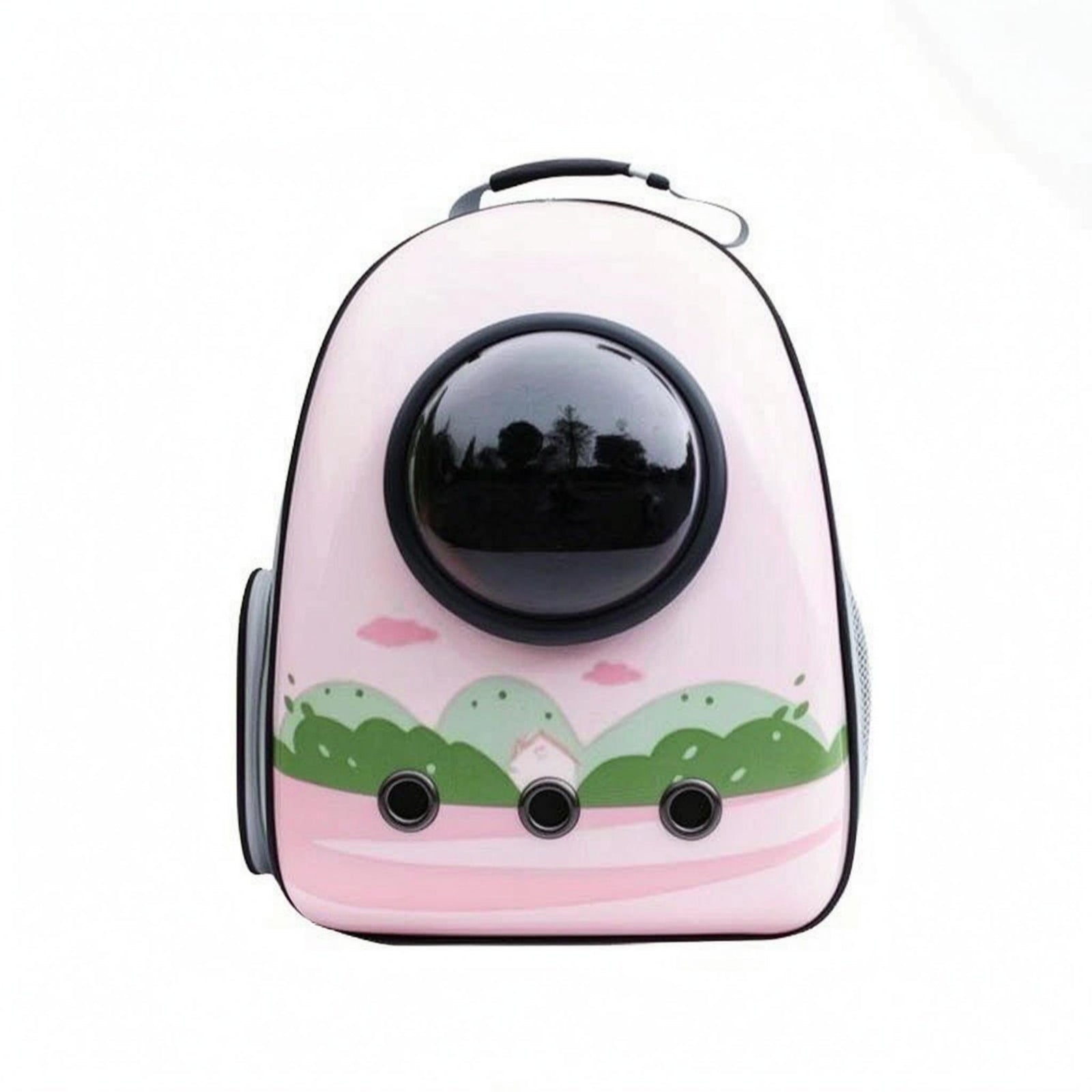 Bubble Window Pet Carrier Mesh Panel Astronaut Pet Backpack Ventilated