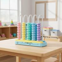 Abacus Quick Reset Children's Abacus Child Safe for Classroom, Preschoolers