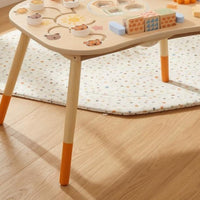 Hand-Eye Coordination Table Early Cognition Wooden Learning Activity Desk Stable Base