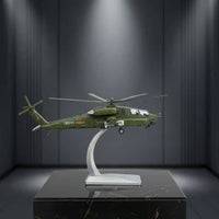 Z-21 Attack Helicopter Model High Detailed 1:48 Scale Helicopter Model Collectible Gift for Collectors