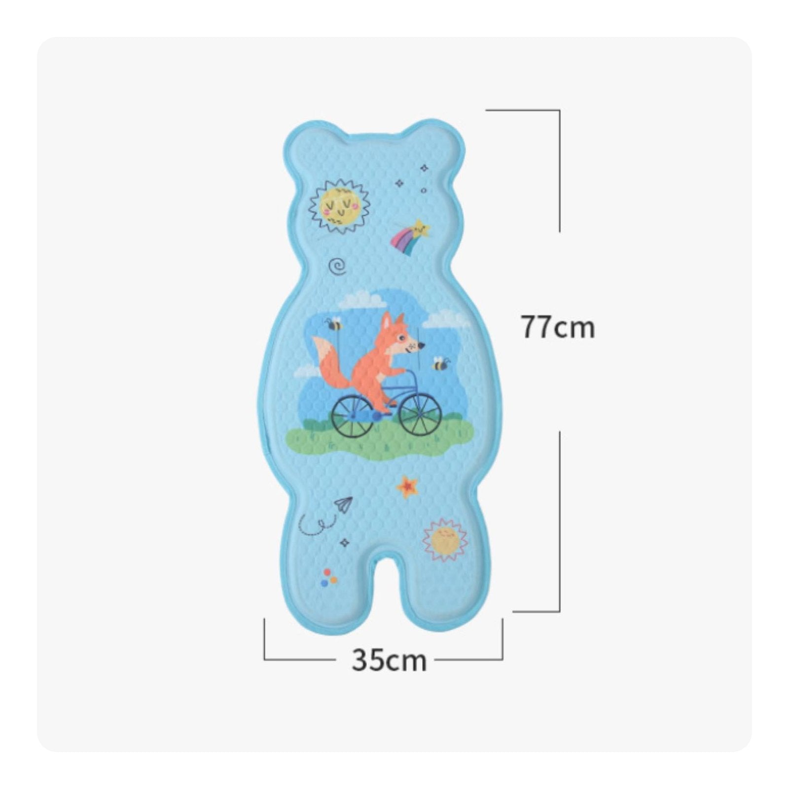 Cooling Stroller Seat Pad Easy to Clean Summer Baby Stroller Mat Soft for Babies
