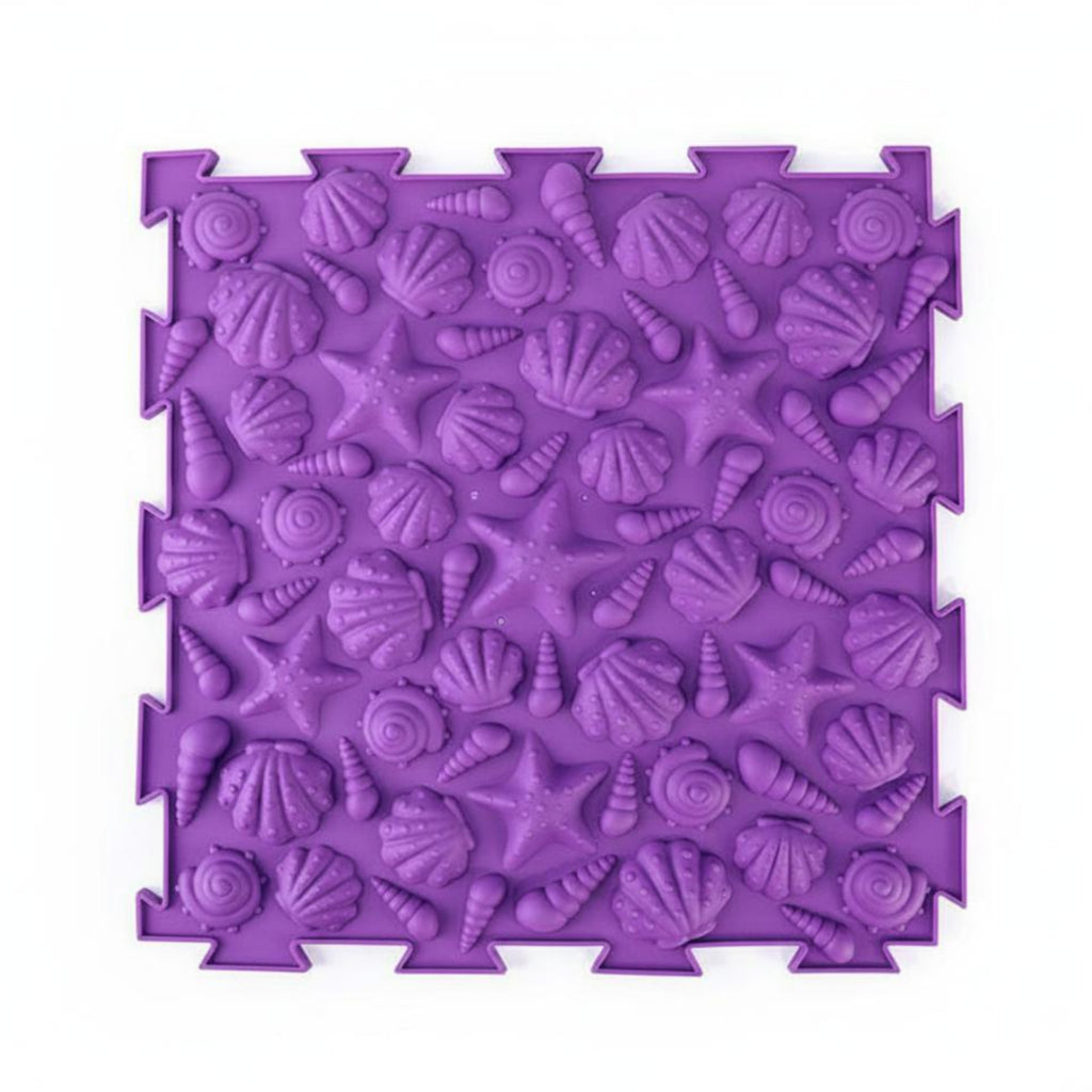 Textured Sensory Mat Long-Lasting Foot Massage Tile Bright Colors