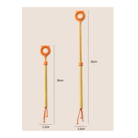 Telescopic Feline Brush Extendable Handle Feline Brush Soft Massage for Home
