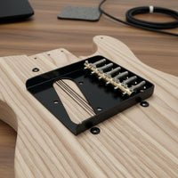 T-Style Design Guitar Bridge Replacement Part 6-String Brass Bridge Gold Finish