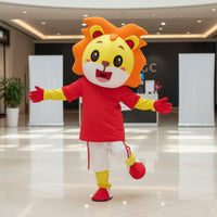 Lion Character Costume Fuzzy Material Full Lion Outfit