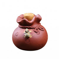 Frog Tea Pet Matte Tea Pet Frog Stamped Coin Pattern