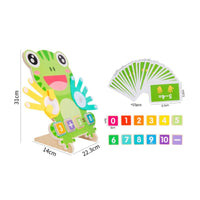 Addition Subtraction Toy Educational Wooden Math Board Colorful for Classroom