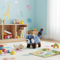 Electric Red Panda Stuffed Interactive Walking Raccoon Toy for Children