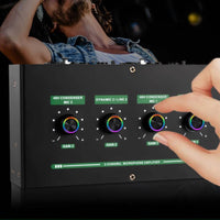 Reverb Mic Amplifier Metal Shell 2-Channel Preamp Compact for Studio, Musicians