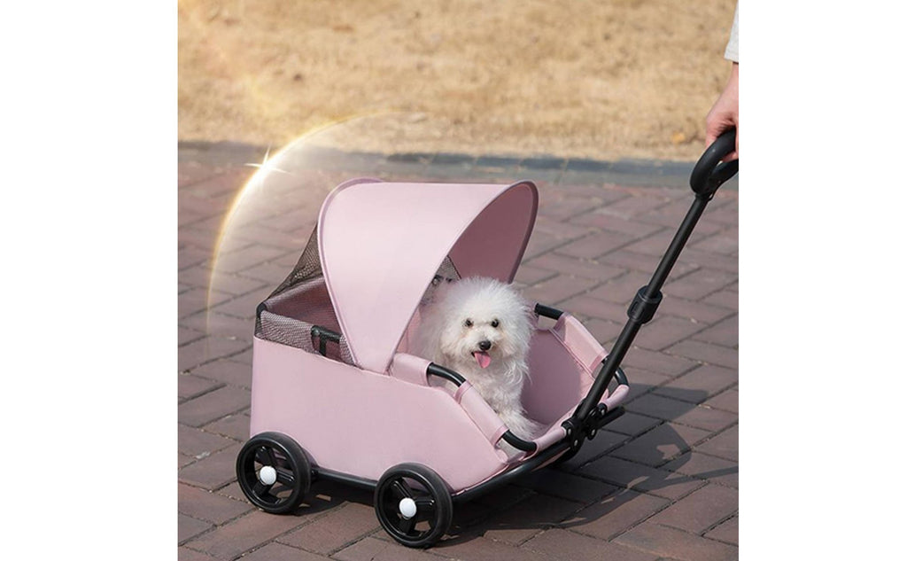 Small Pet Stroller Outdoor Use Foldable Pet Stroller for Park