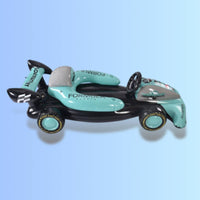 Single-Seater Car Float Molded Cockpit Race Car Pool Inflatable Printed Graphics Aquatic Fun Item