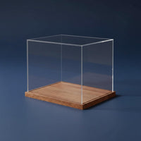 Mini Football Helmet Showcase Water Proof Acrylic Helmet Display Case for Office