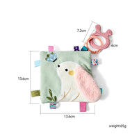 Rabbit Security Blanket Ultra-Soft Rabbit Lovey Multi-Texture for Sleeping