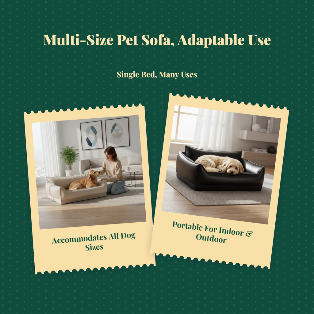 Waterproof Gnaw-Resistant Dog Sofa Bed Removable Cover