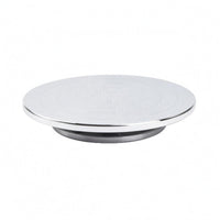 Sculpting Turntable Aluminum Alloy Pottery Turntable Silver Finish for Crafting