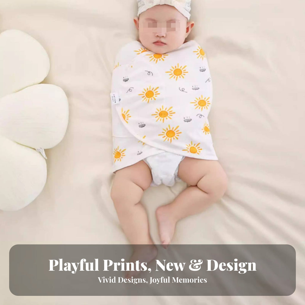 Adjustable Swaddle Wrap Soft & Breathable sleep bag Easy to Use for Newborns