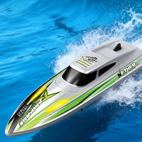 RC Speed Boat Ready to Run Distant Control Speed Boat Low Battery Warning