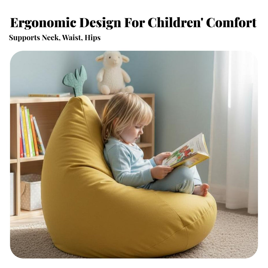 Pineapple-Shaped Seat Fruit Design Transformable Soft Seat Bed Skin-Gentle Full Torso Support for Parents