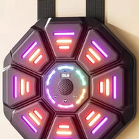 Music Boxing Machine LED Light Wall Mounted Punch Target Soft Strike Surface