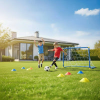 Kids Soccer Net Set Parent-Child Interaction Portable Football Net for Backyard