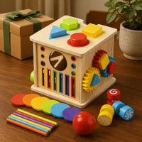 Educational Sorting Box 8 in 1 Color Sorting Toy Box Sensory Play for Home, Kids