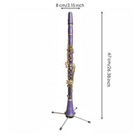 B-Flat Clarinet With Carrying Case B-Flat Clarinet Nickel-Plated Keys