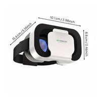 Mobile Phone Cinema Headset Adjustable Lenses 3D VR Glasses Lightweight Design