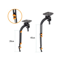 360 Degree Depth Sounder Mount Stable Transducer Bracket Long-Lasting Build