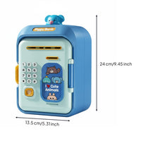 Electronic Piggy Bank Play Bills Biometric Piggy Bank Charging Cable