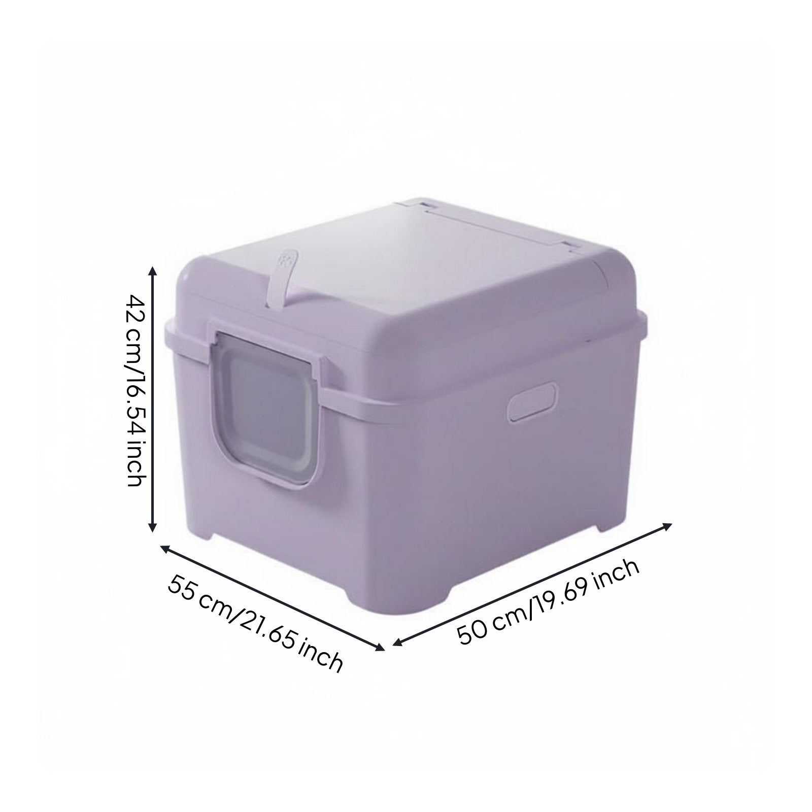 Extra Large Cat Waste Container Privacy Cover Enclosed Cat Waste Container Easy to Pet Hygiene Care
