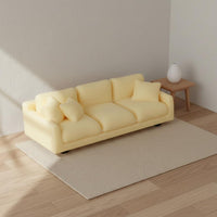 1:12 Scale Sofa Cream Design Miniature Sofa Ornament Photo Prop for Collectors