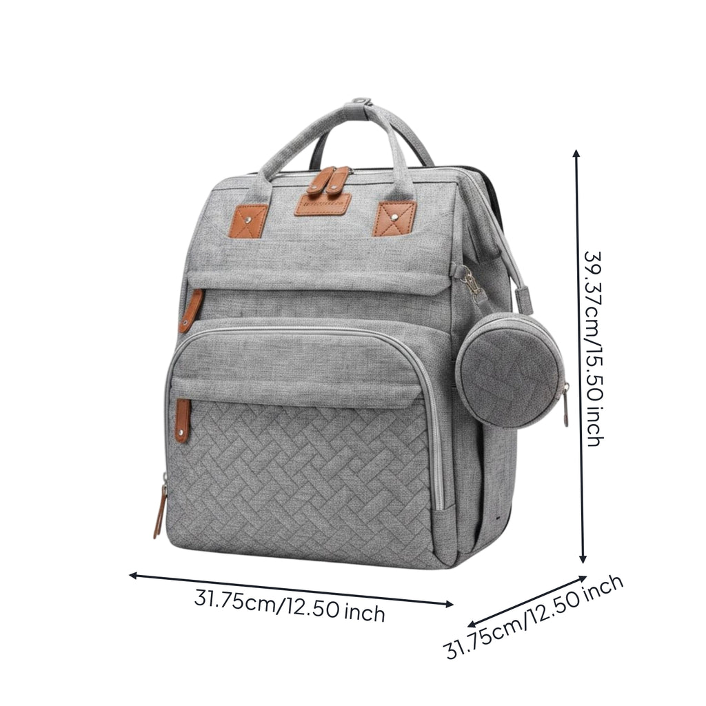 Baby Backpack Crib Padded Base Foldable Travel Crib for Parents, Babies
