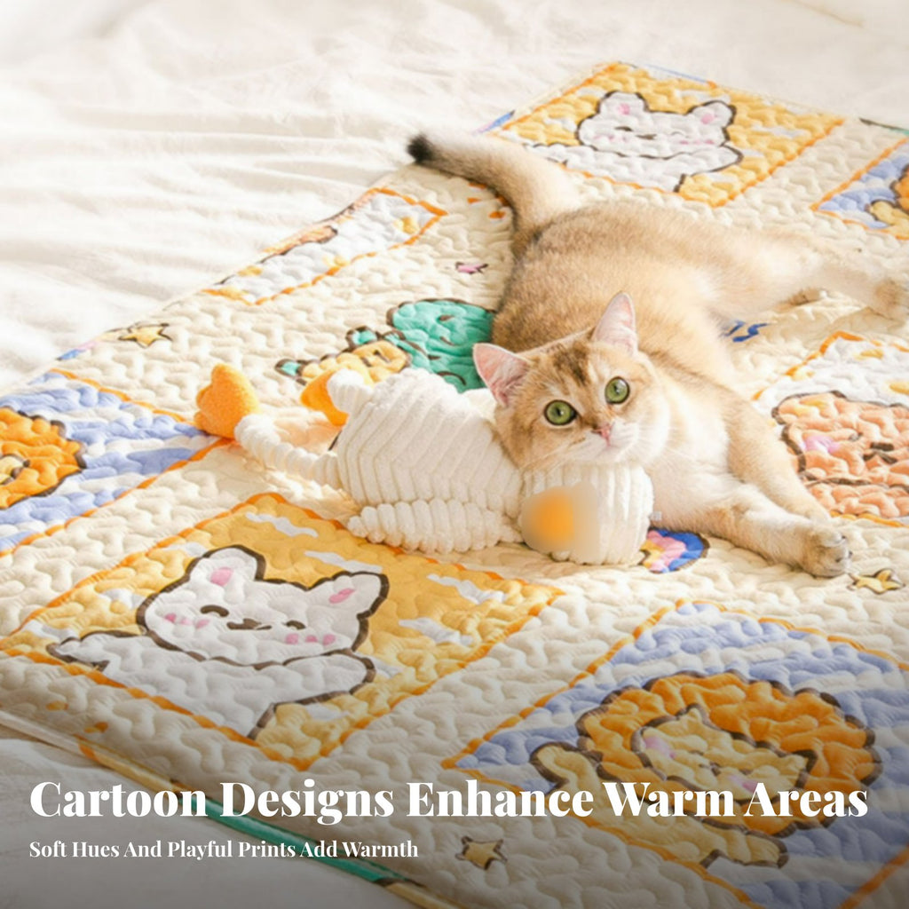 Cooling Pet Mat throughout the year Use pet Bedding Easy to Clean for Kennels, enclosures