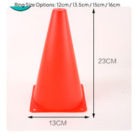 Cone Receptacle Hoop Toss Set Wide Square Bases Children's Plaything Training