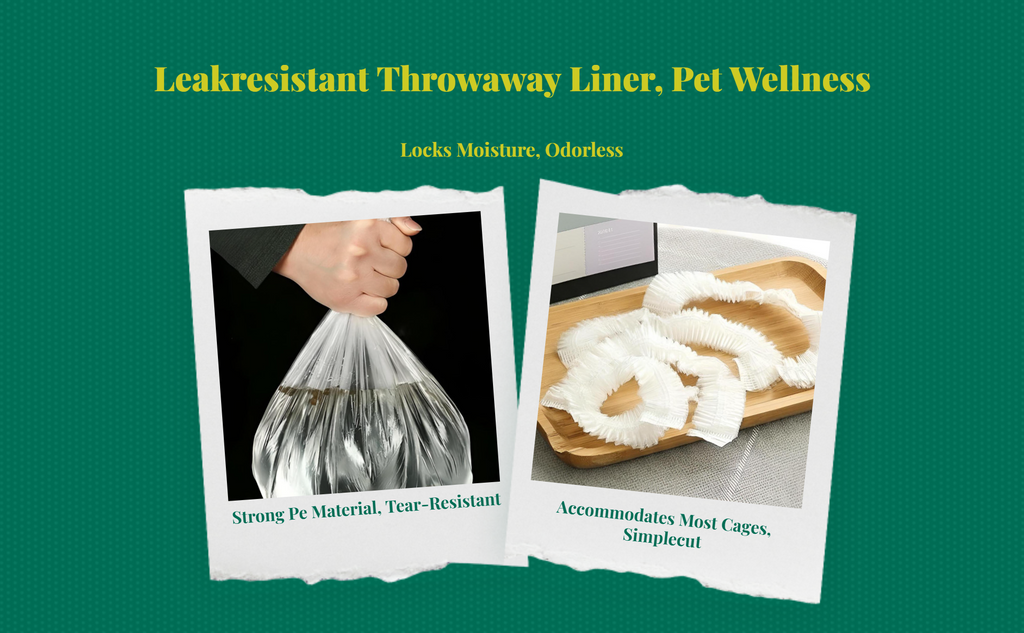 Odor-control absorbent cage liners
